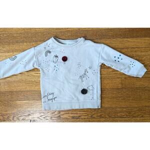 Zara Girls' Everything is Magic Sweatshirt Size 2-3